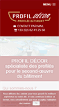 Mobile Screenshot of profildecor.fr